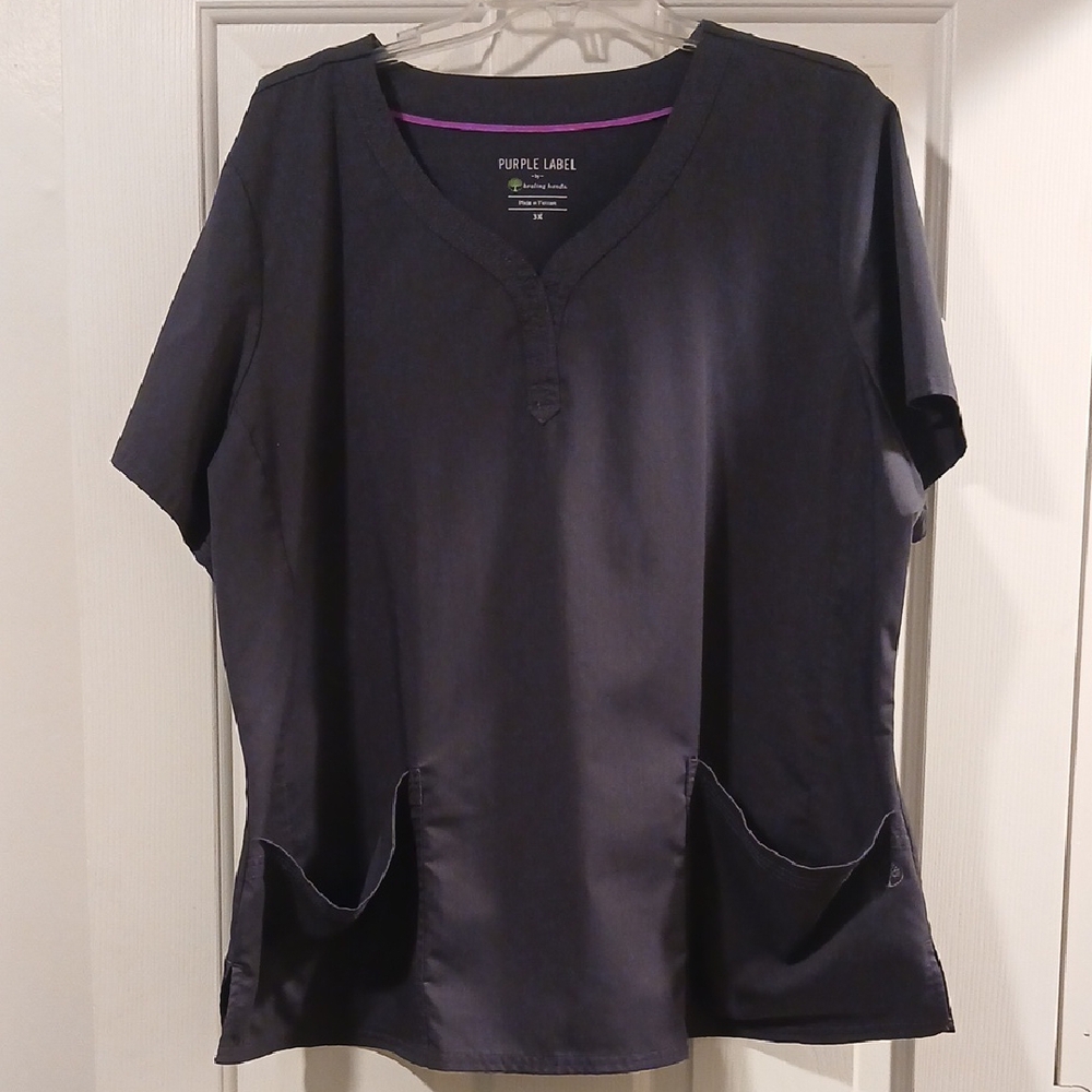 Women's Healing Hands Dark Gray Top